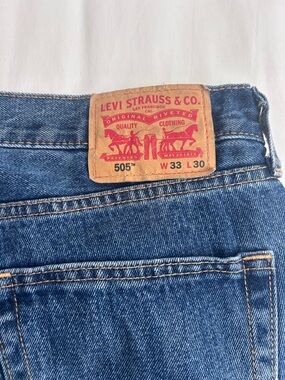 Levi's 505 Relaxed Jeans - Blue 33x30